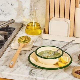 Ceramic Coated Spoon Rest, Set of 2
