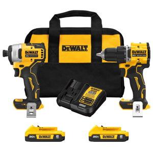 DeWalt 20V MAX Atomic Cordless Brushless 2 Tool Compact Drill and Impact Driver Kit | Stine Home + Yard : The Family You Can Build Around™