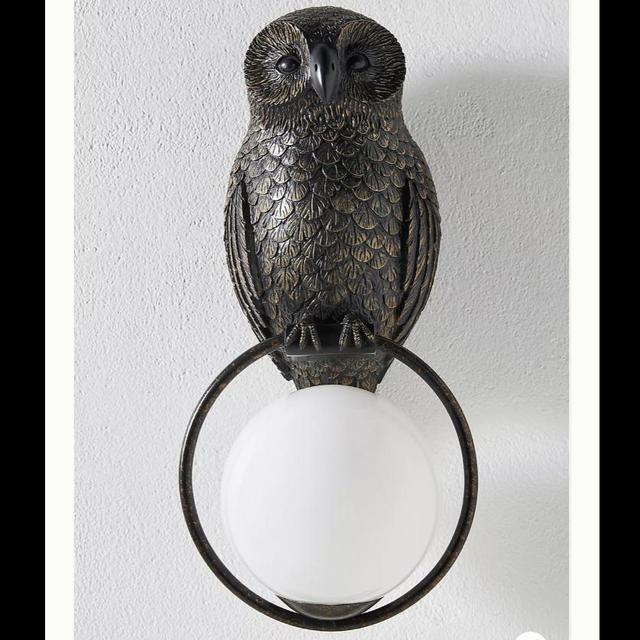 Woodland Owl Sconce Anthropologie