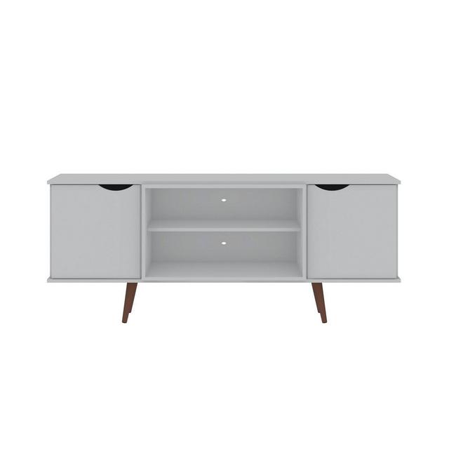 Hampton TV Stand for TVs up to 55" White - Manhattan Comfort