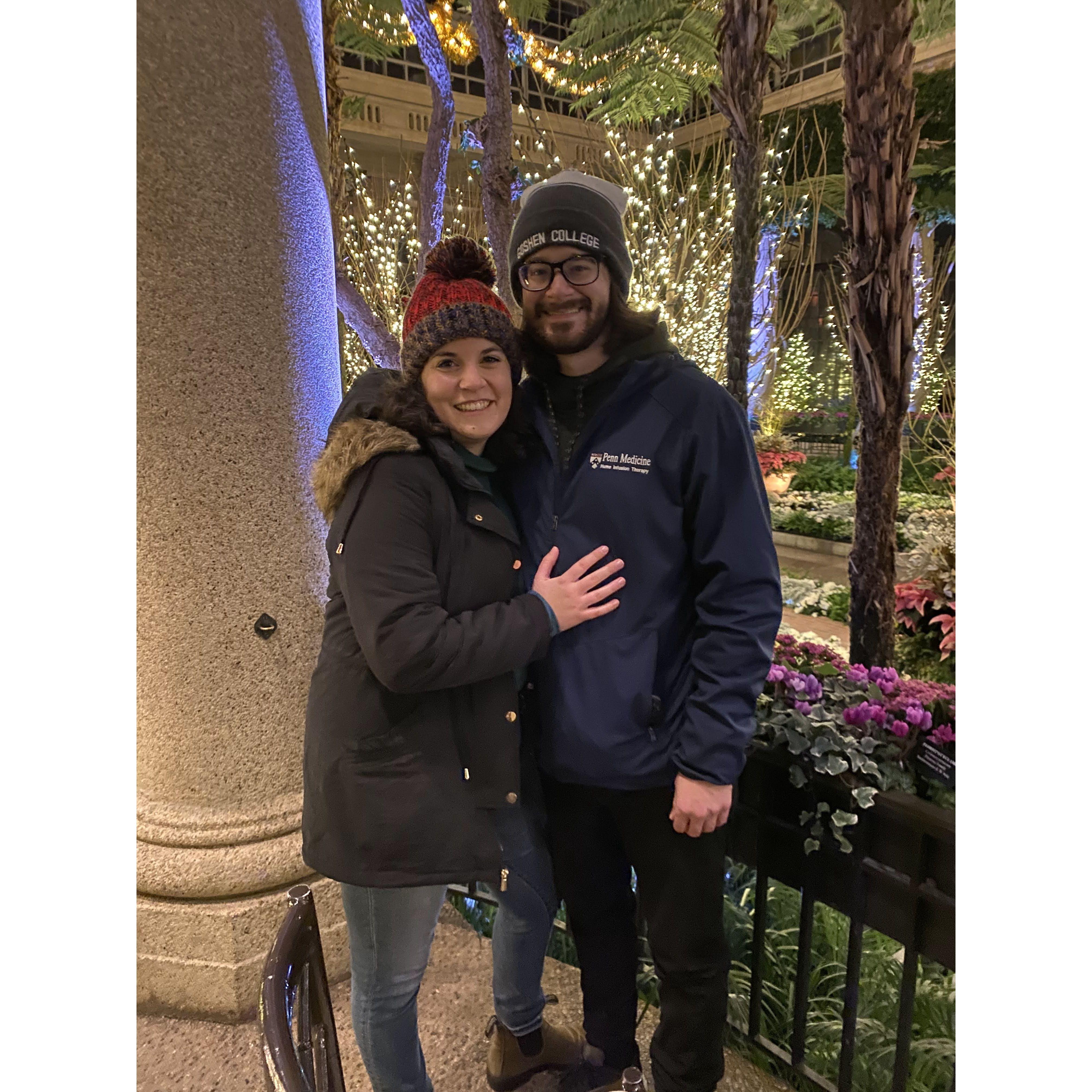 We love going to Longwood Gardens every Christmas season with Chris' mom Susan; it's one of our favorite traditions :)