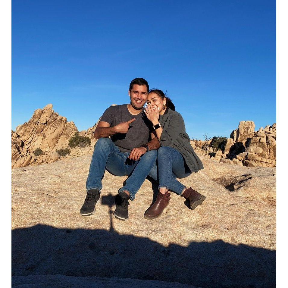Asem said "YES" in Joshua tree