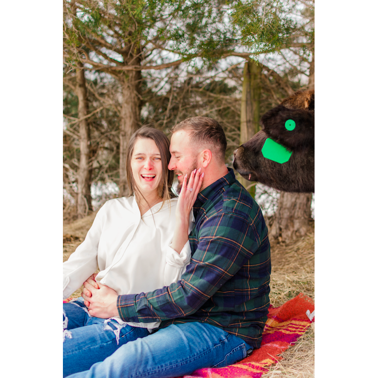 Engagement Pictures ❤️ With a lovely visitor!