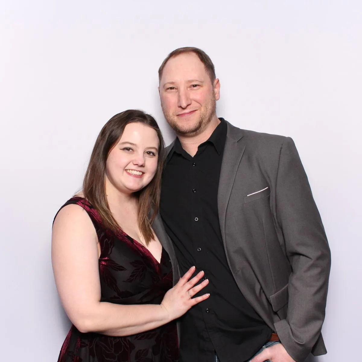 Going to Amanda's Holiday Party back in 2024.