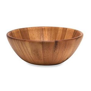 Lipper International Acacia Round Flair Bowl