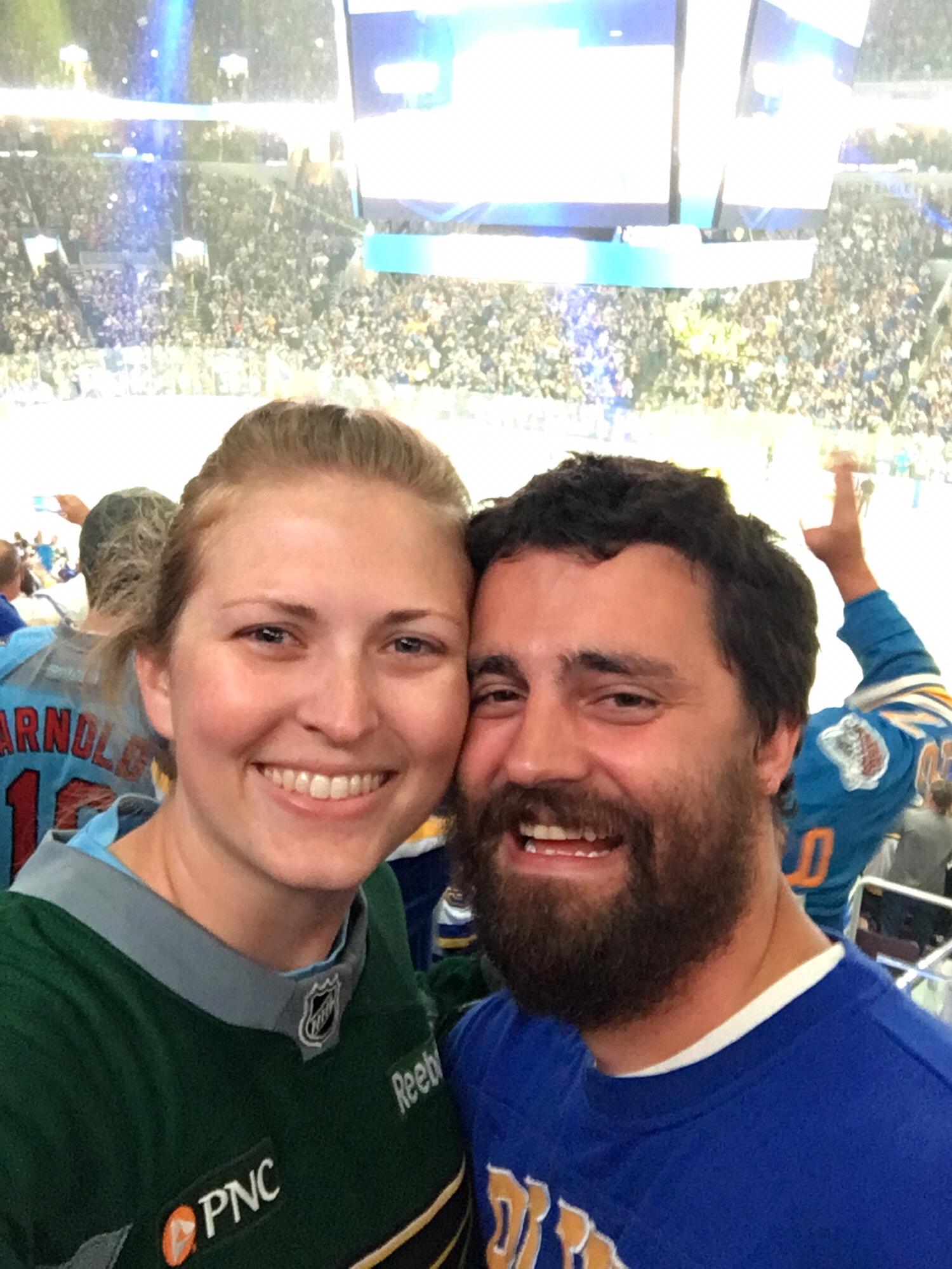 At the Watch Party for Game 7 of the Stanley Cup Playoffs after the Blues won!
June 2019