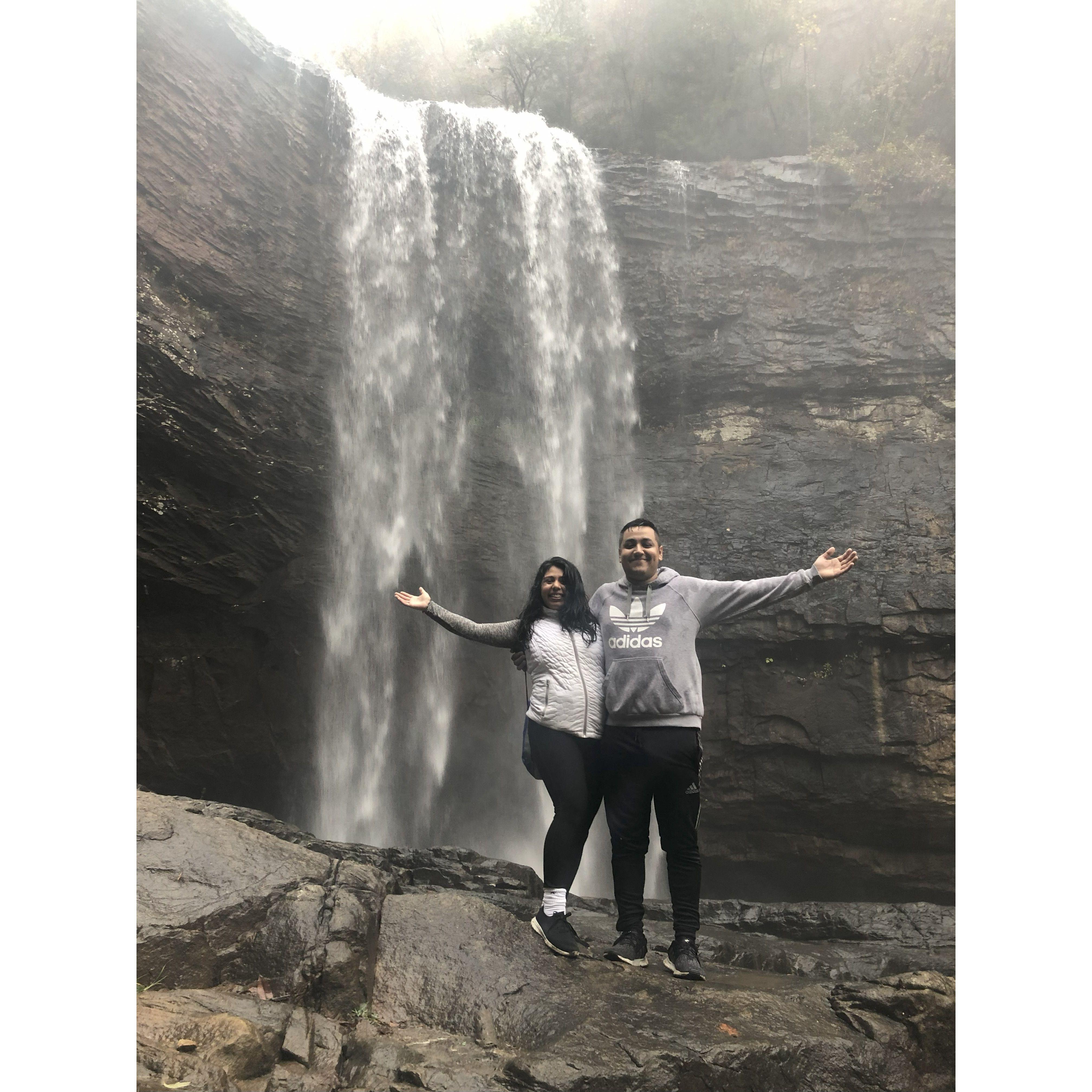 We learned we both enjoyed waterfalls!
