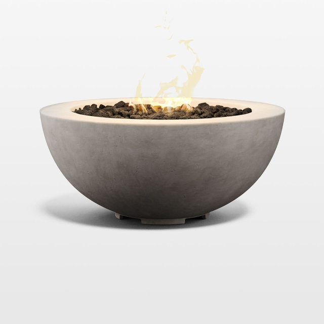 Neighbor ™ Coupe Round Stone Natural Gas Fire Table