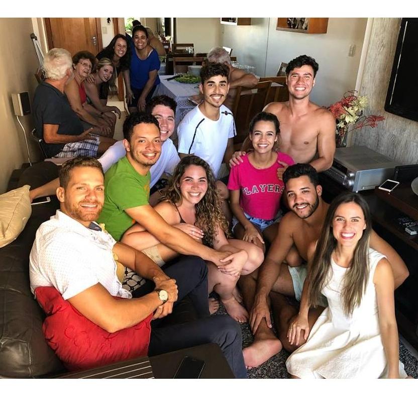 With Hannah's family in Brazil (2018)