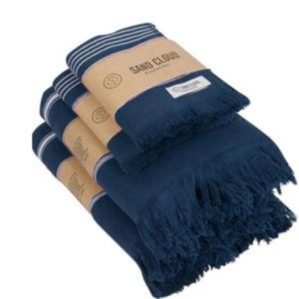 Classic XL Bath Bundle - Navy | Sand Cloud