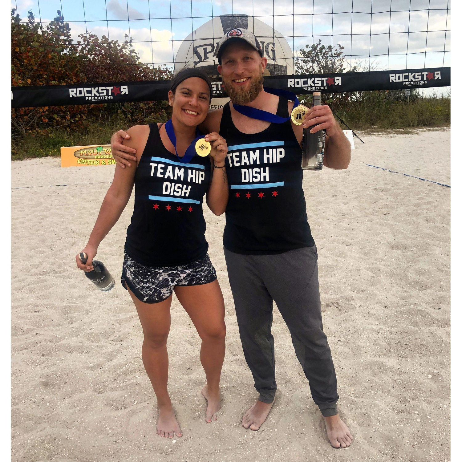 That time we randomly entered a beach volleyball tournament in FL and won! St. Pete, FL - March 2020 (right before the world shut down)
