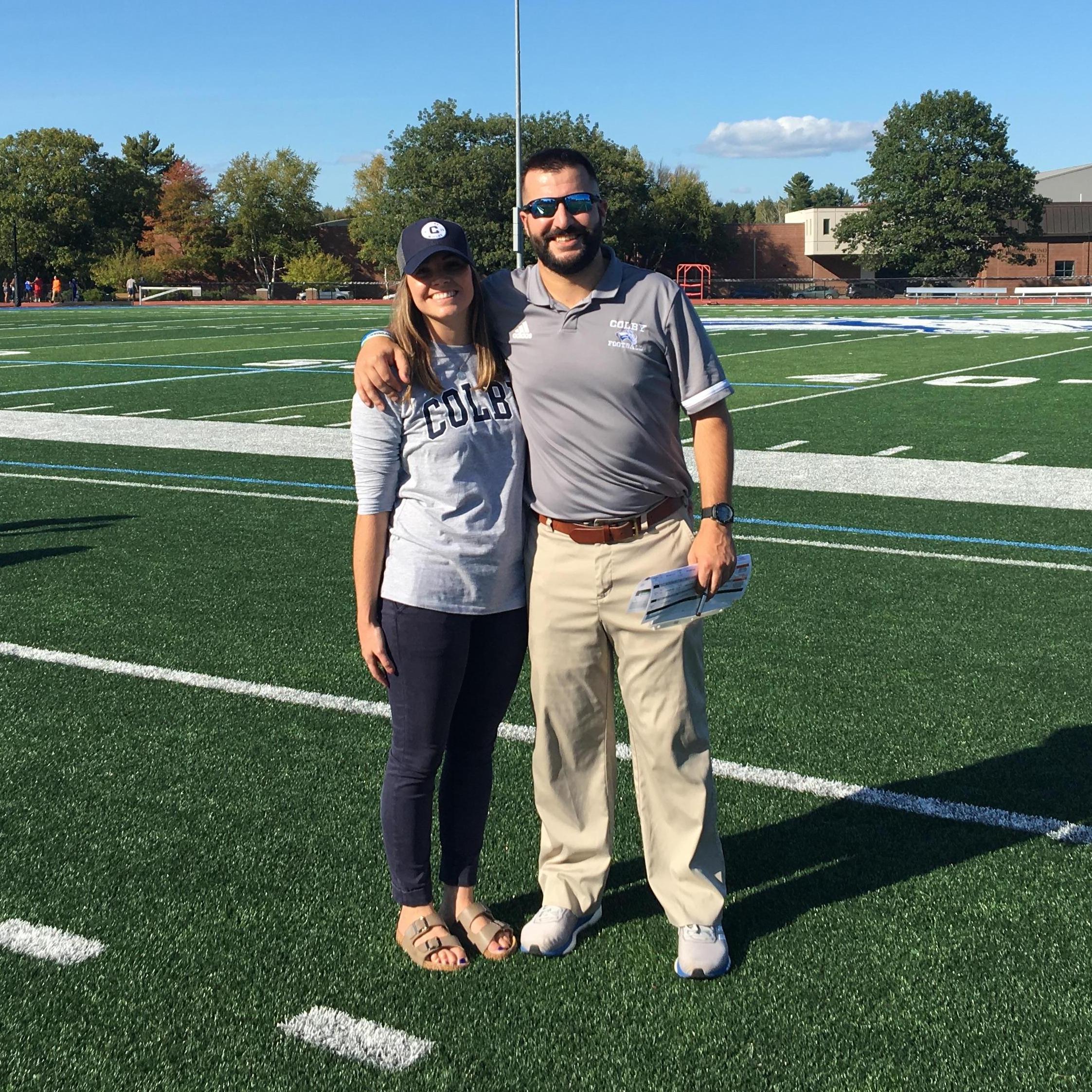 Coach K’s first season at Colby, Fall 2019. Go Mules!