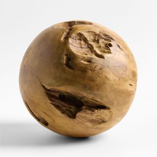 Wooden Decorative Sphere Sculpture