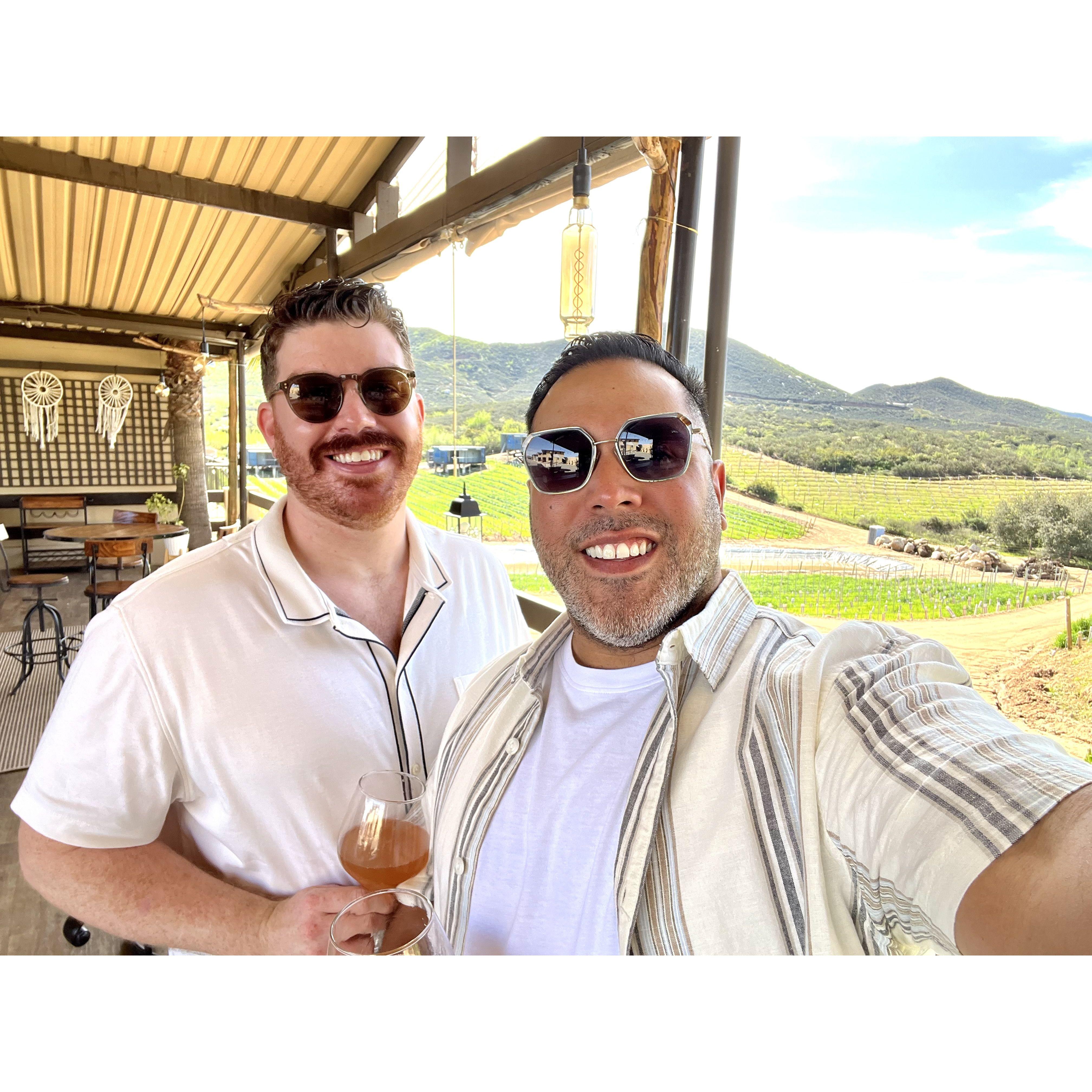 One of our many trips to El Valle De Guadalupe