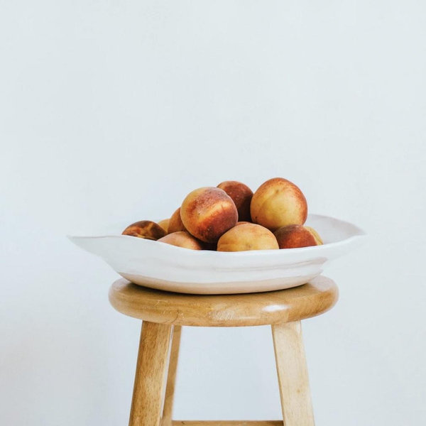 Piatra Serving Bowl - White