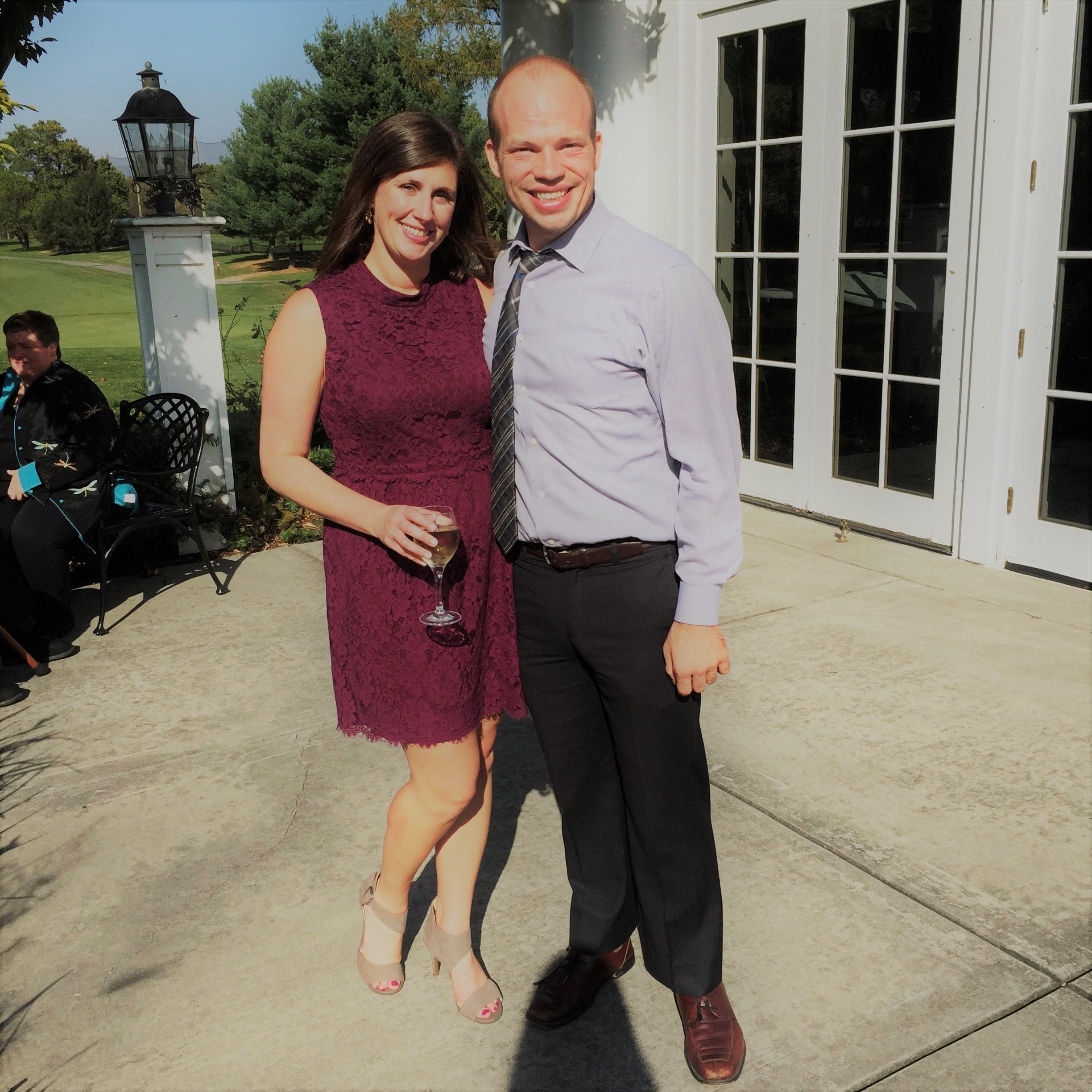 At the lovely Roby wedding in Deleware