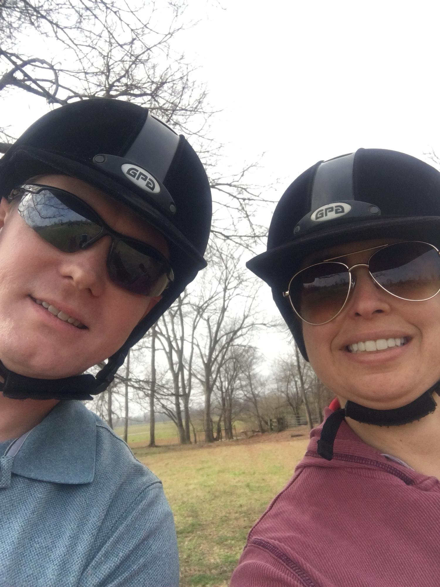 Selfies will working cattle on horseback 🐴
