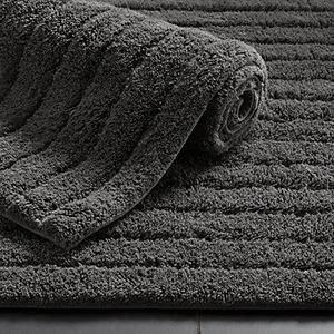 RH Ribbed Cotton Bath Rug 21" x 34" - Iron
