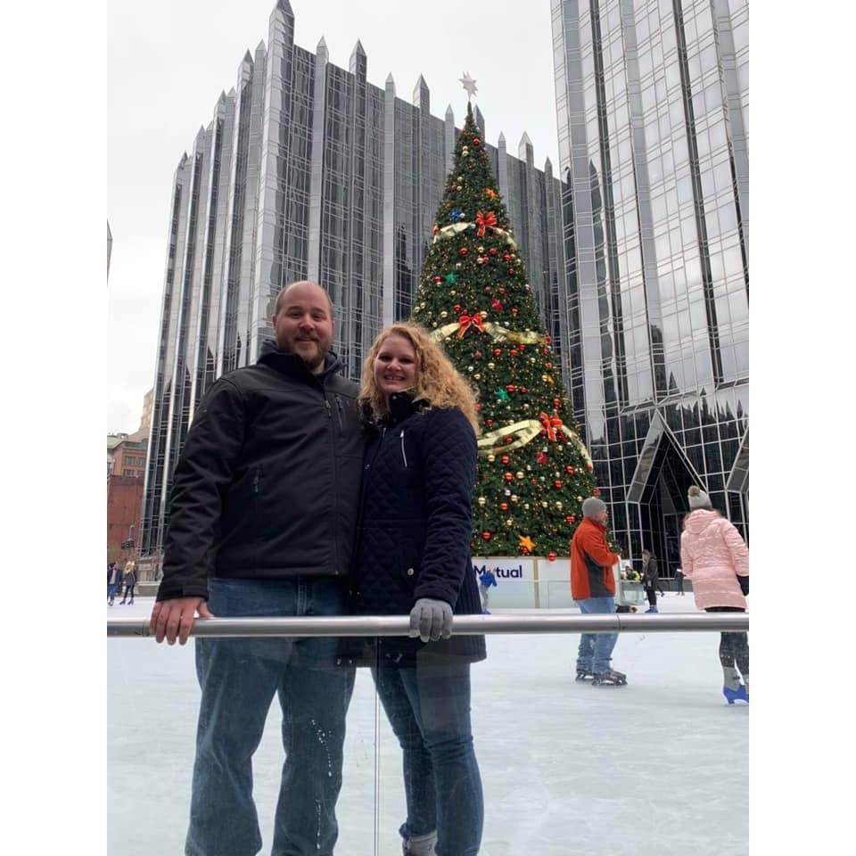 Christmas 2018 @ the ice rink downtown Pittsburgh