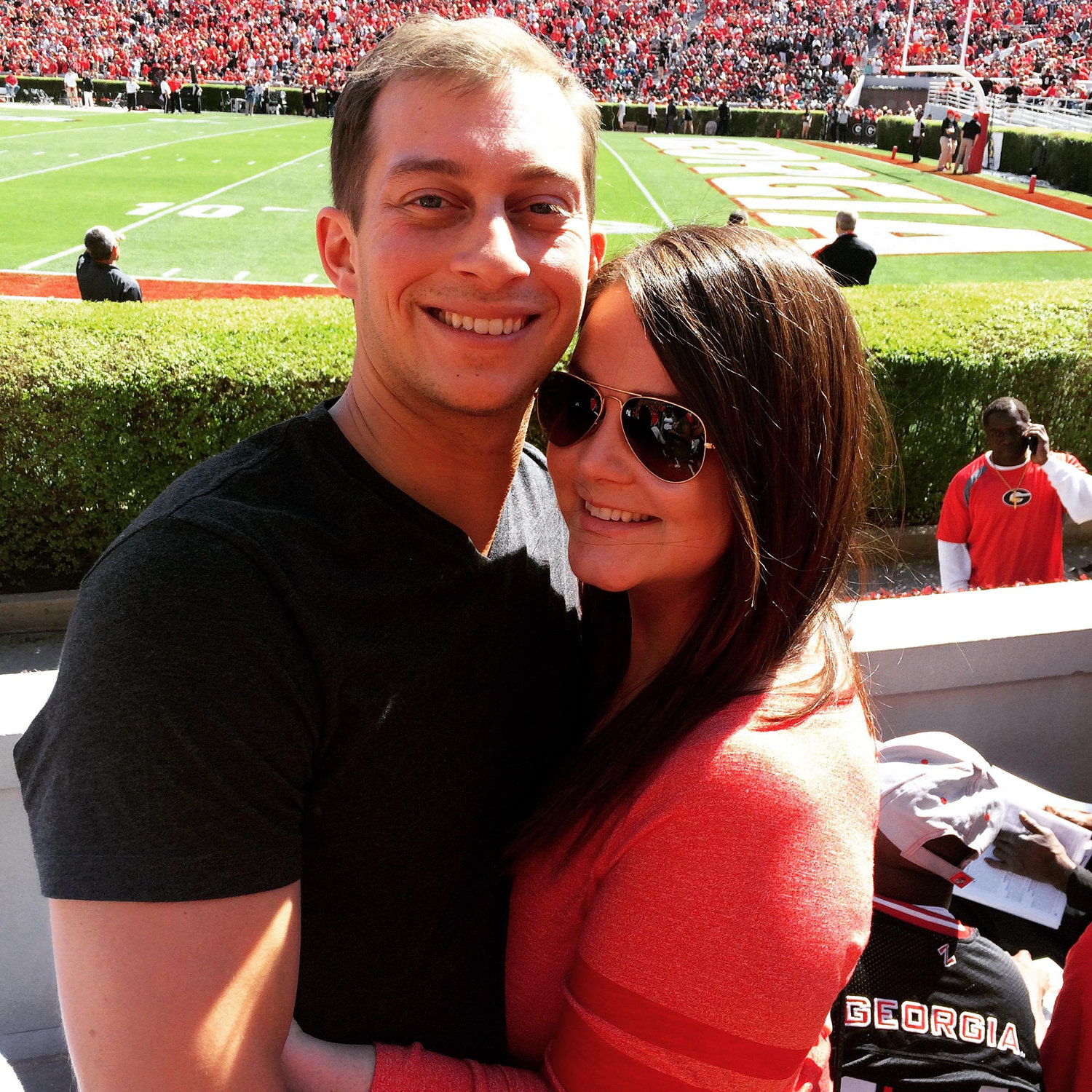 Another gameday in Sanford Stadium, one of our favorite places!