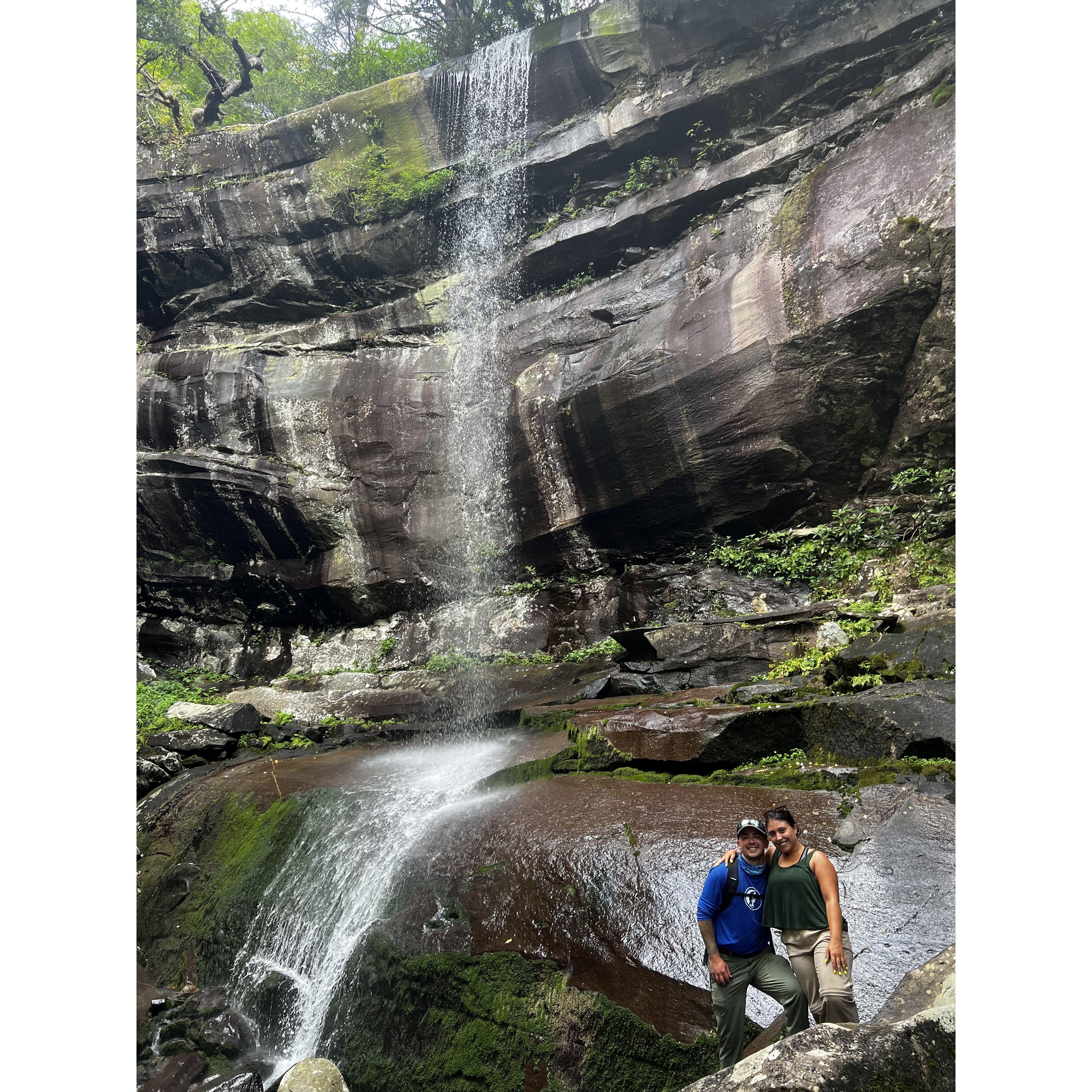 Rainbow Falls in the Great Smoky Mountains!