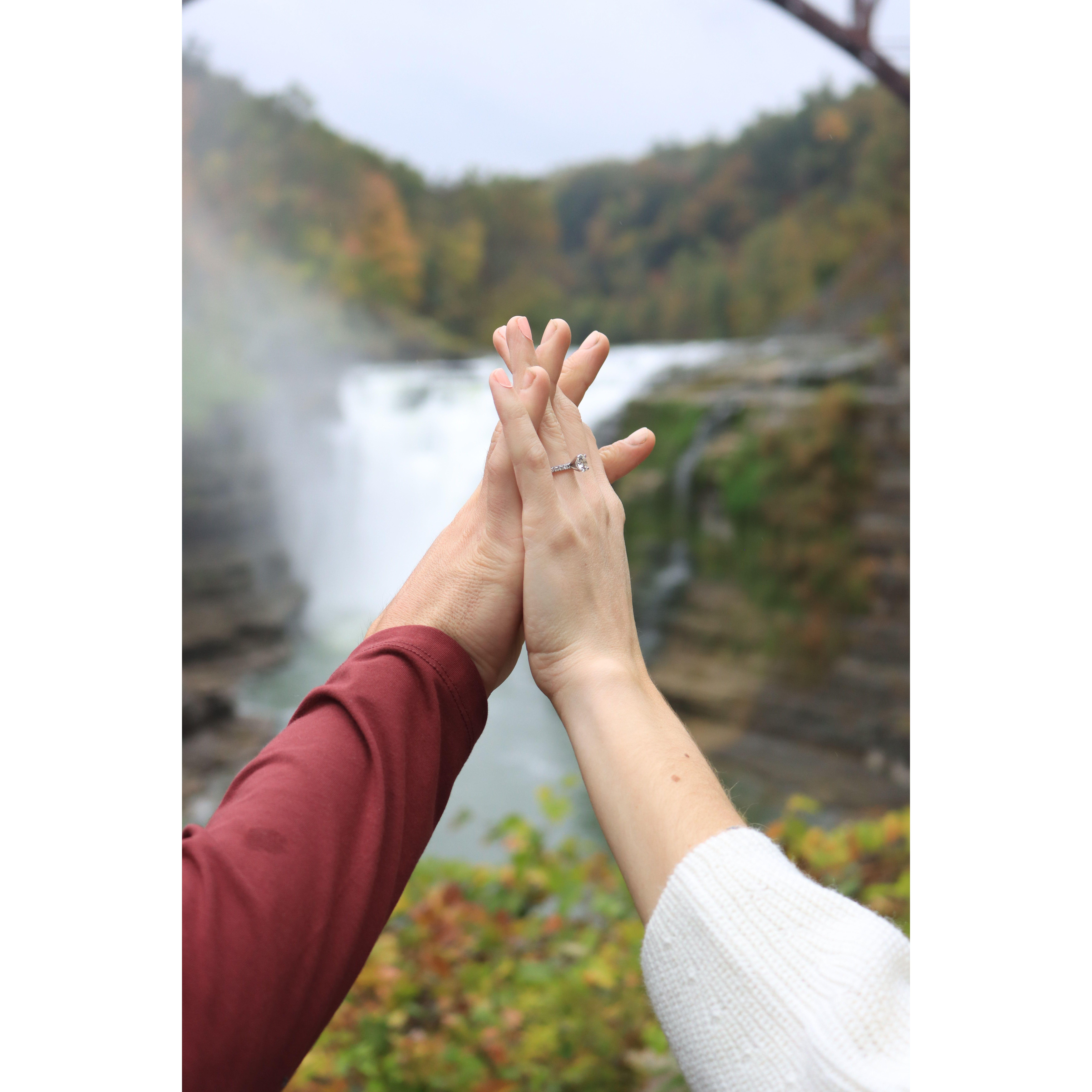Engagement Pictures at Letchworth State Park