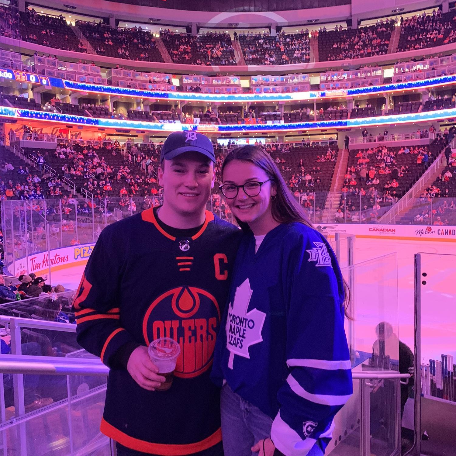 Leafs vs. Oilers! (Leafs won!) - December 2021