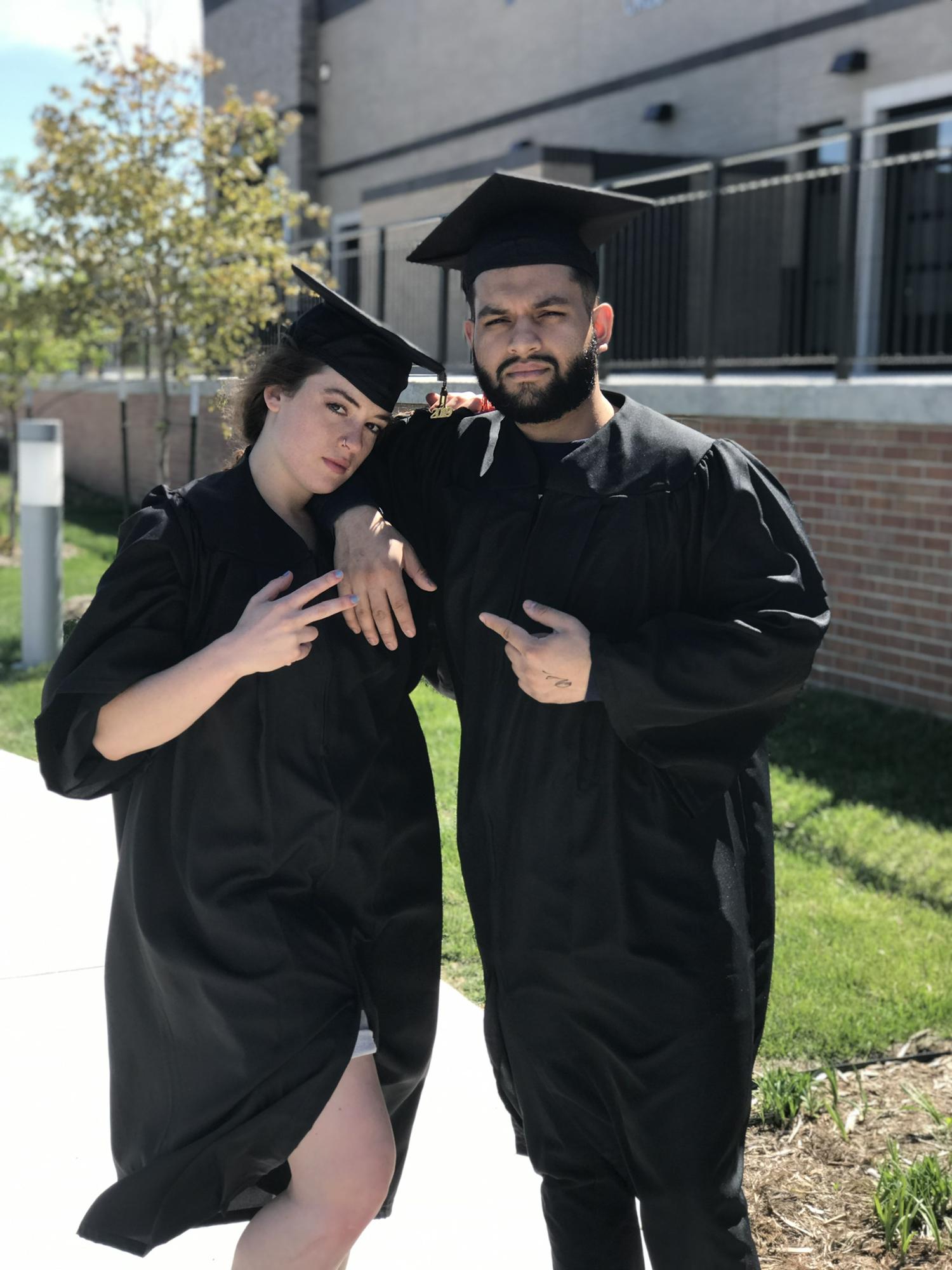 Silly graduation pictures by Baylee Almos! Class of 2019 Dance and Computer Science graduates! Could we be any different?