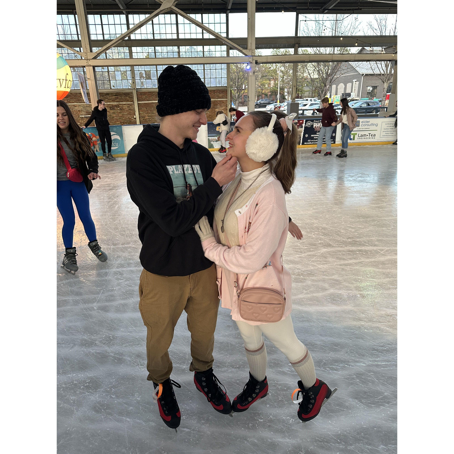 He took me ice skating.