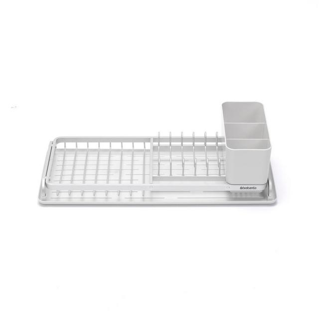 Brabantia Compact Dish Drying Rack, Light Gray