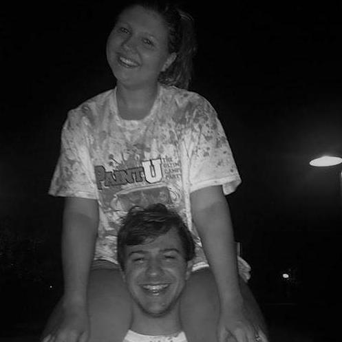 Year 2 of PUB Paint Party! Josh and I never missed a chance to snap a pick by the USCA Fountain after being covered in paint!