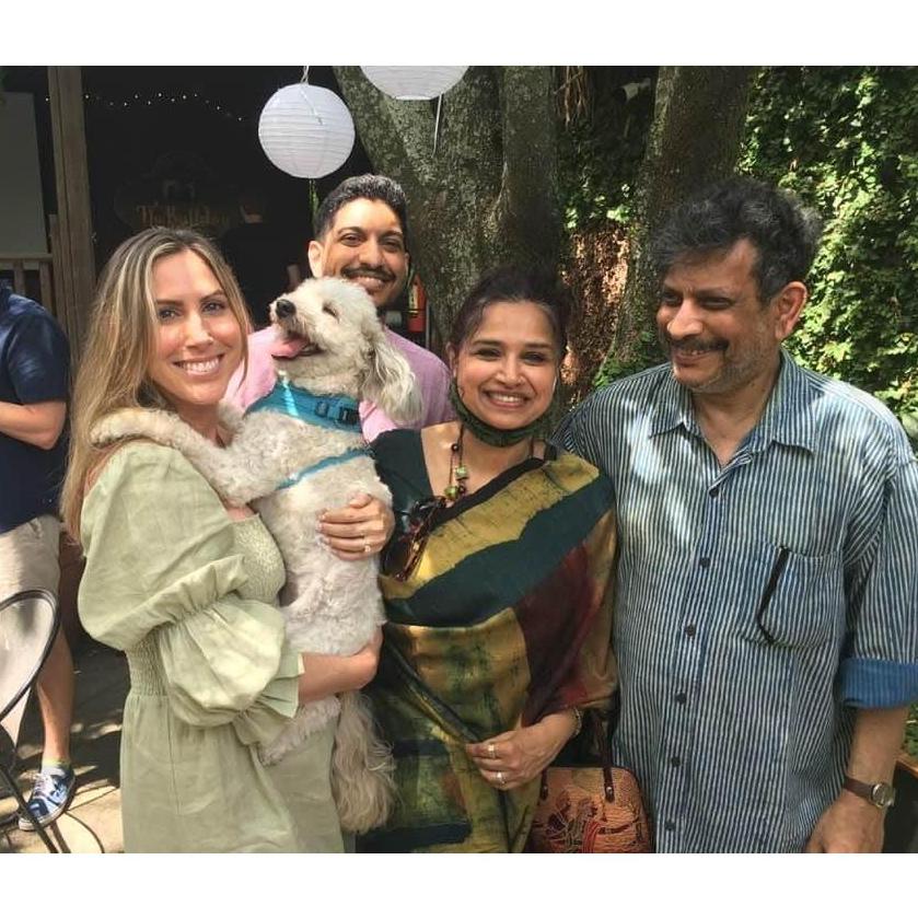 The greatest surprise having Shourjo's parents and Winston (Winnie) fly to NOLA for our engagement!