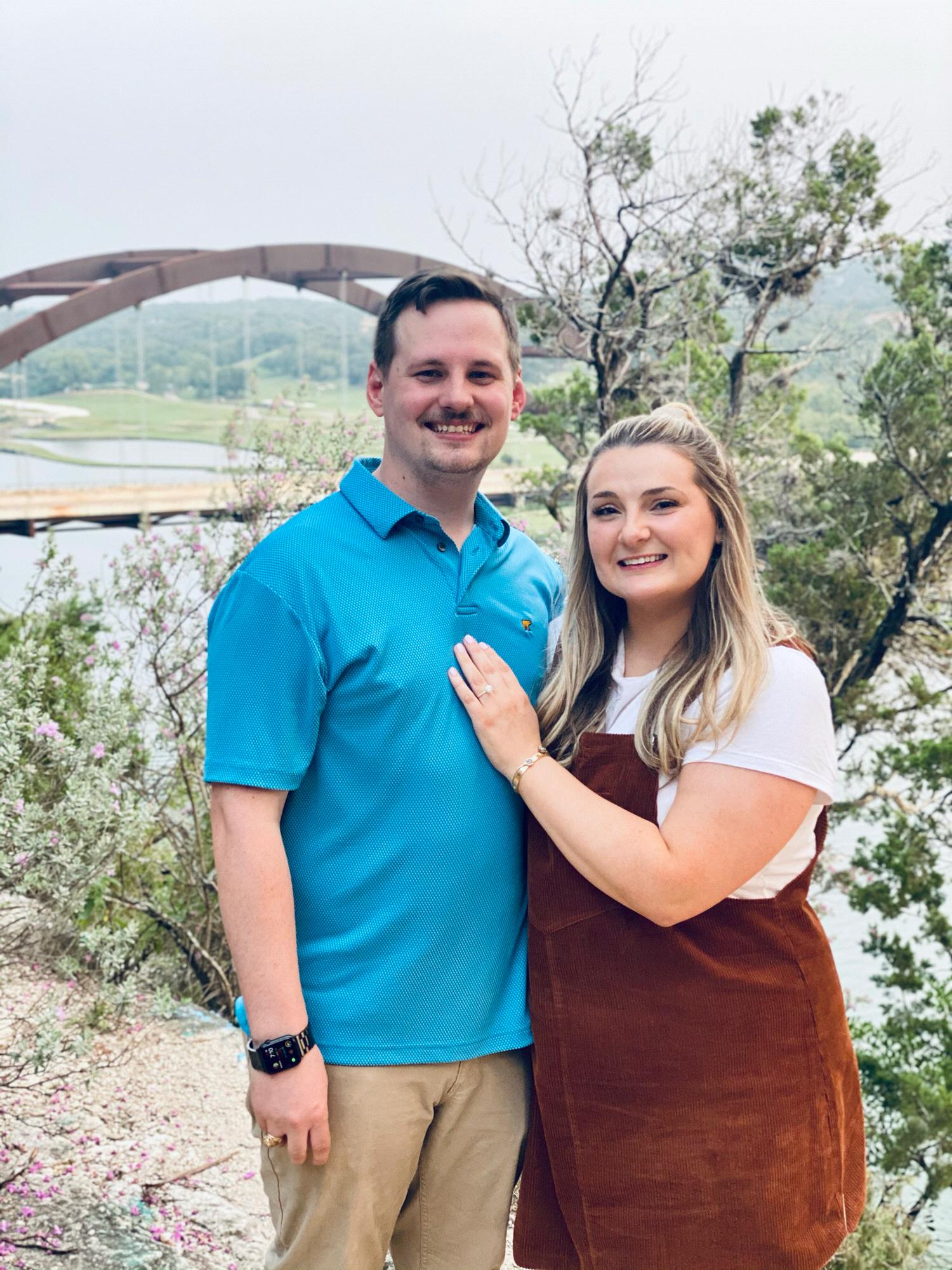 Austin, TX Pennybacker bridge where Justin proposed!