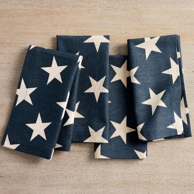 American Flag Cotton/Linen Napkin, Set of 4