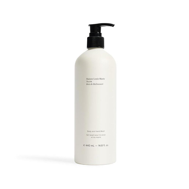 Maison Louis Marie - No.04 Bois de Balincourt Natural Body + Hand Wash | Luxury Clean Beauty + Non-Toxic Fragrance (14.8 fl oz | 440 ml) PACKAGING MAY VARY