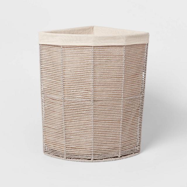Tapered Corner Hamper Gray - Brightroom™