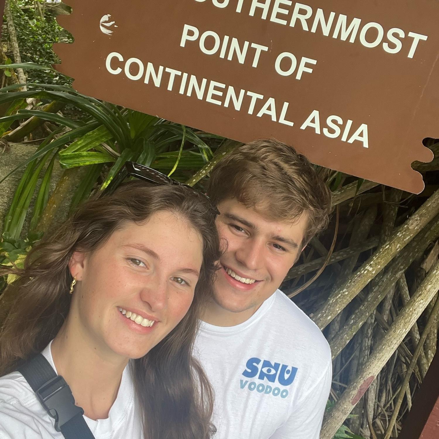 Southernmost Point of Continental Asia in Sentosa Island, Singapore.