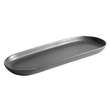 Mason Stoneware Small Tray - Charcoal
