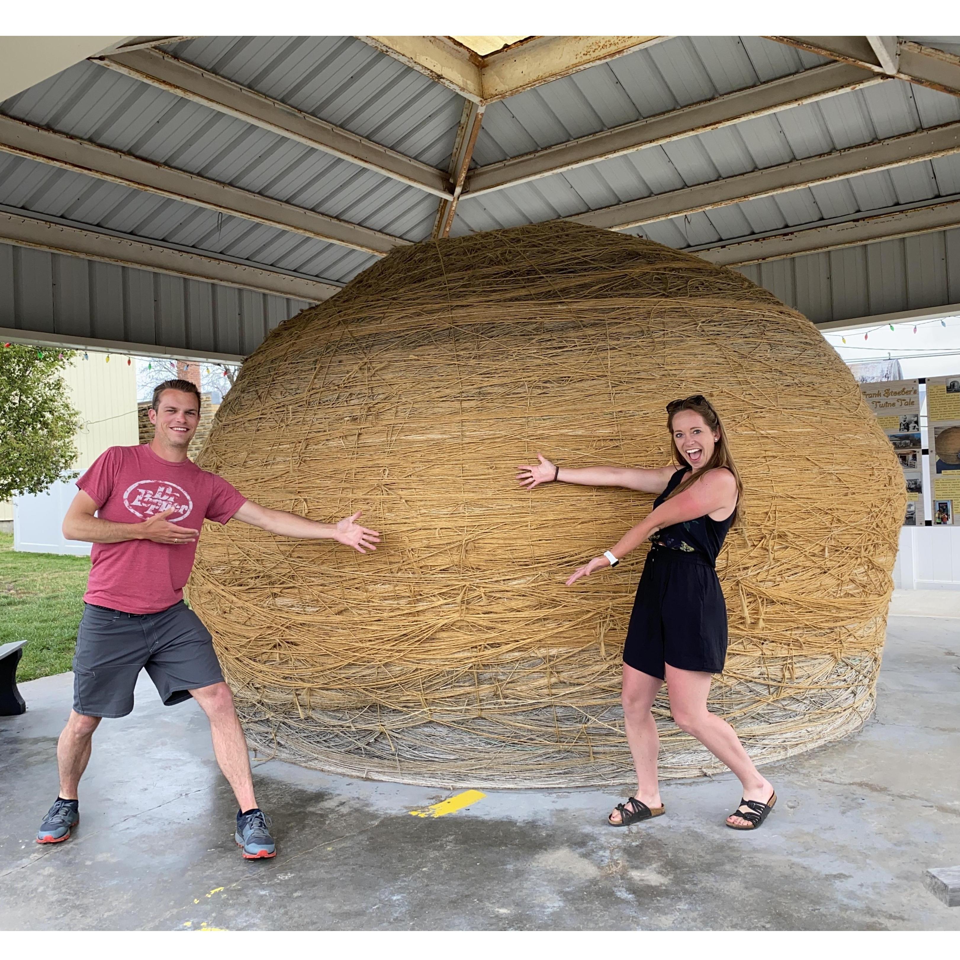 The World's Largest Ball of Twine in Cawker City, Kansas!