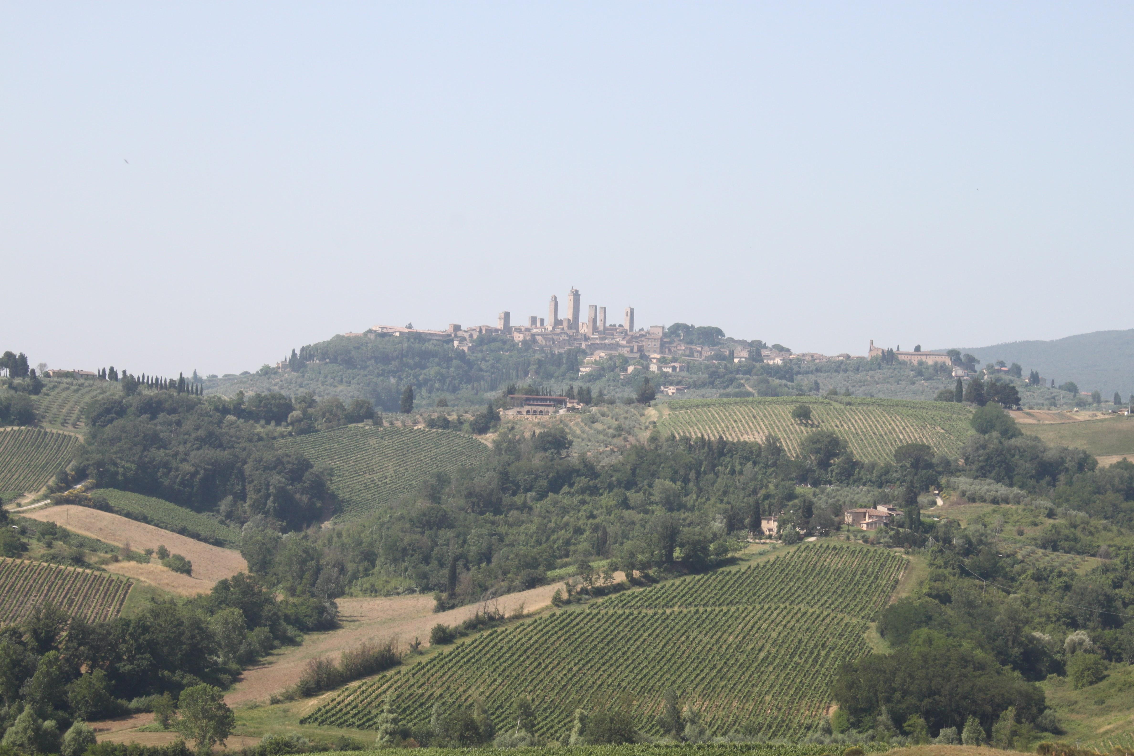 Tuscany is full of wineries and beautiful hill towns. The views are breathtaking in all directions!