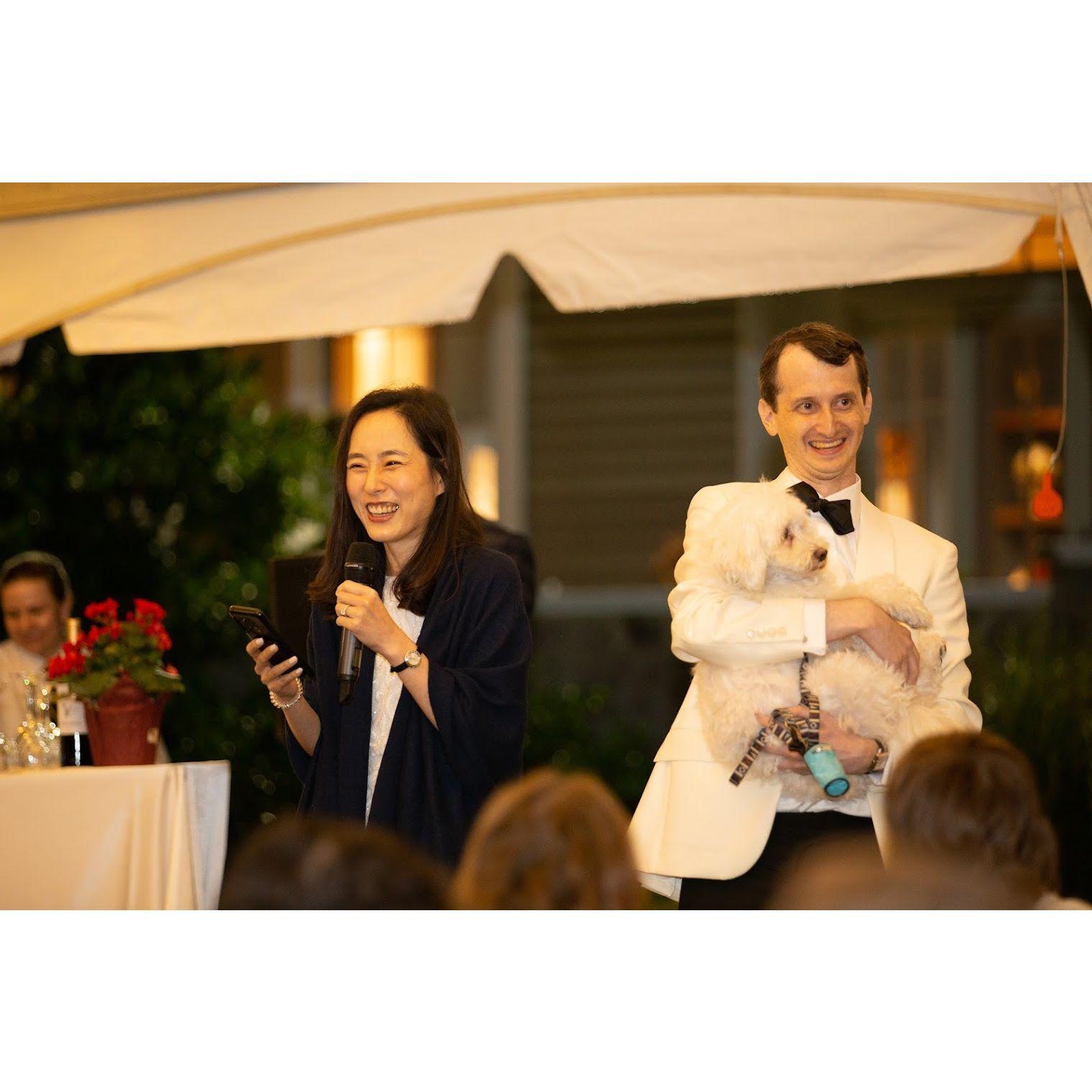 Jaewon's engagement party speech