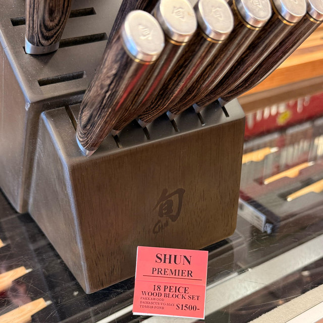 SHUN Block Set at Great Northern Knives in Wasilla