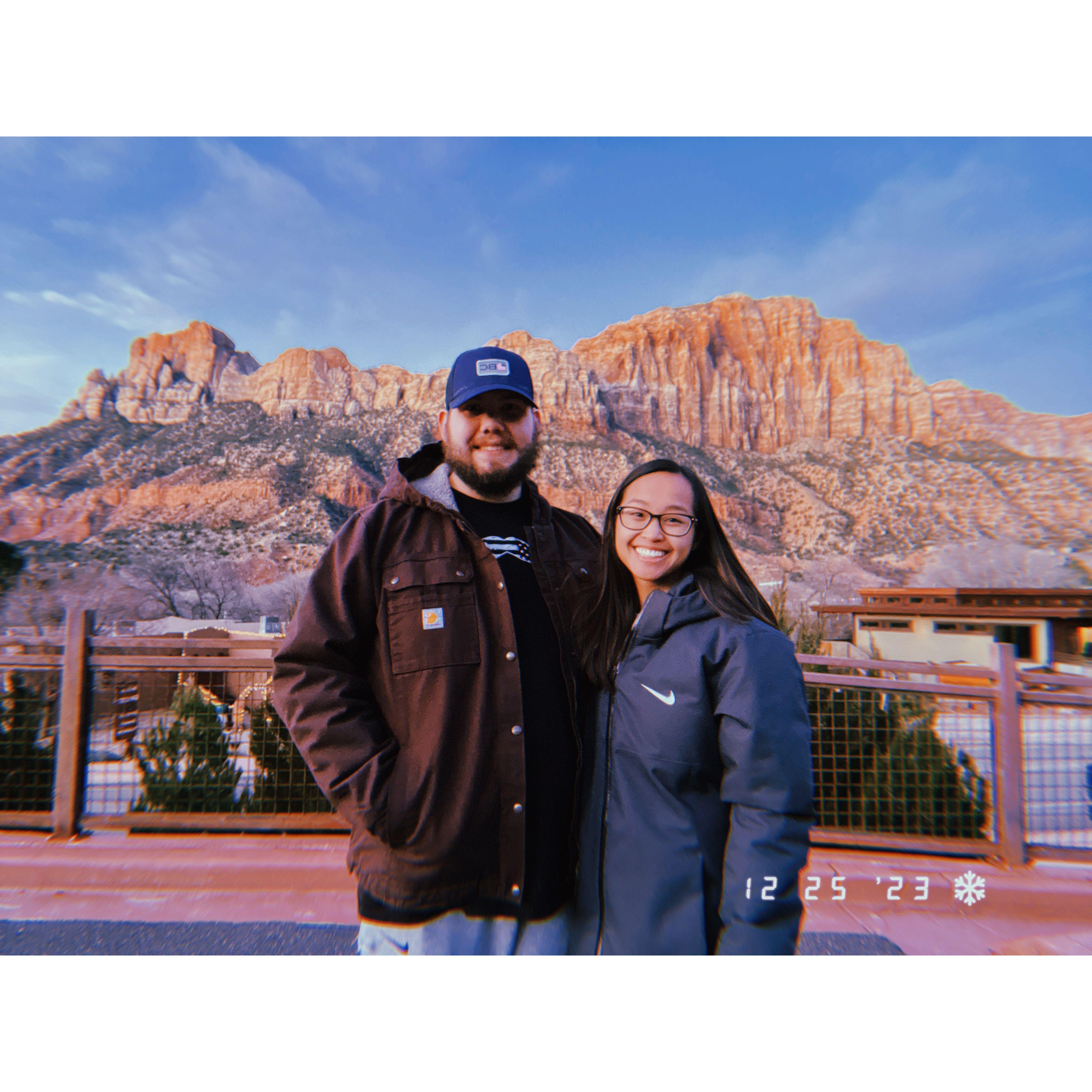 Christmas 2023 in Zion National Park