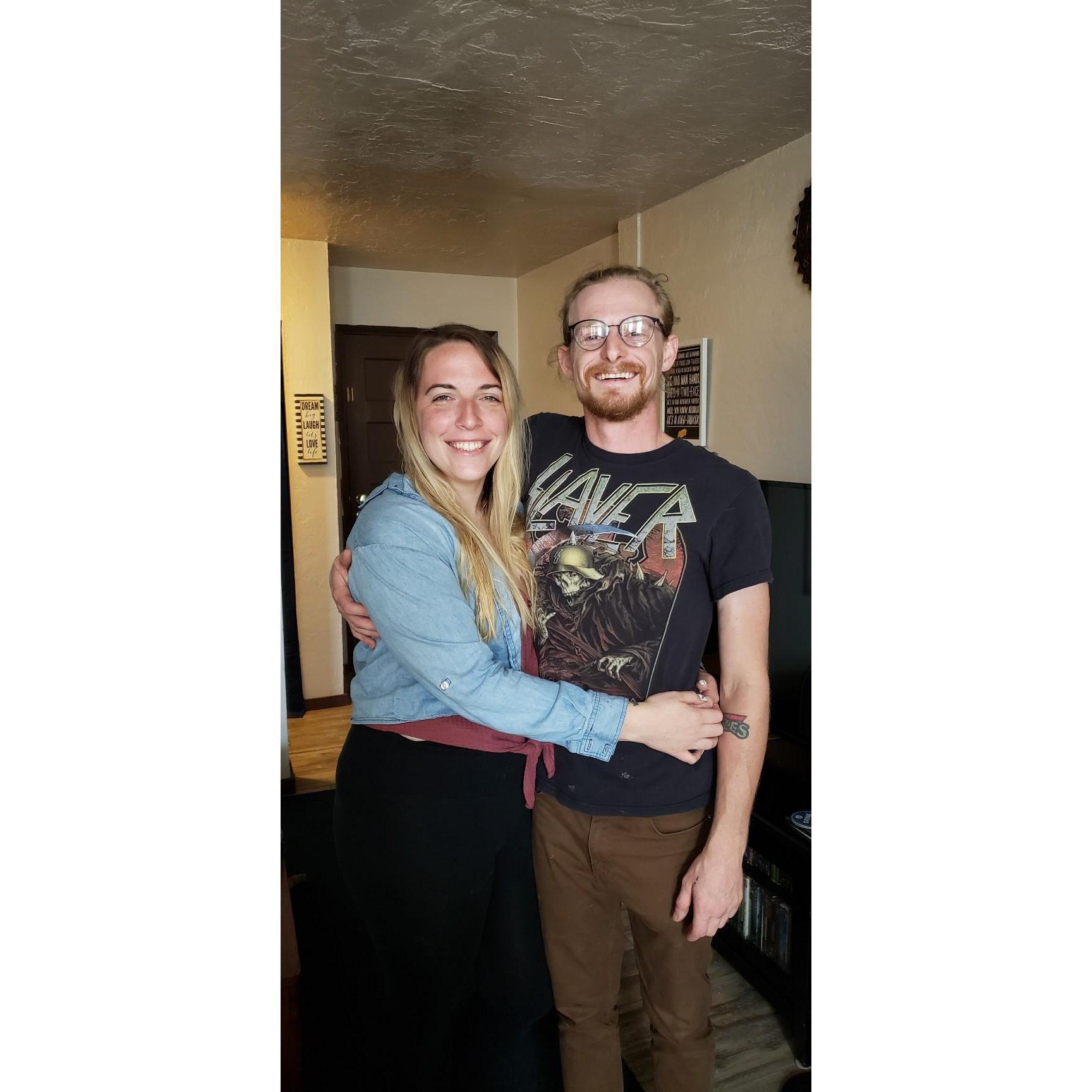 First time he met my parents!