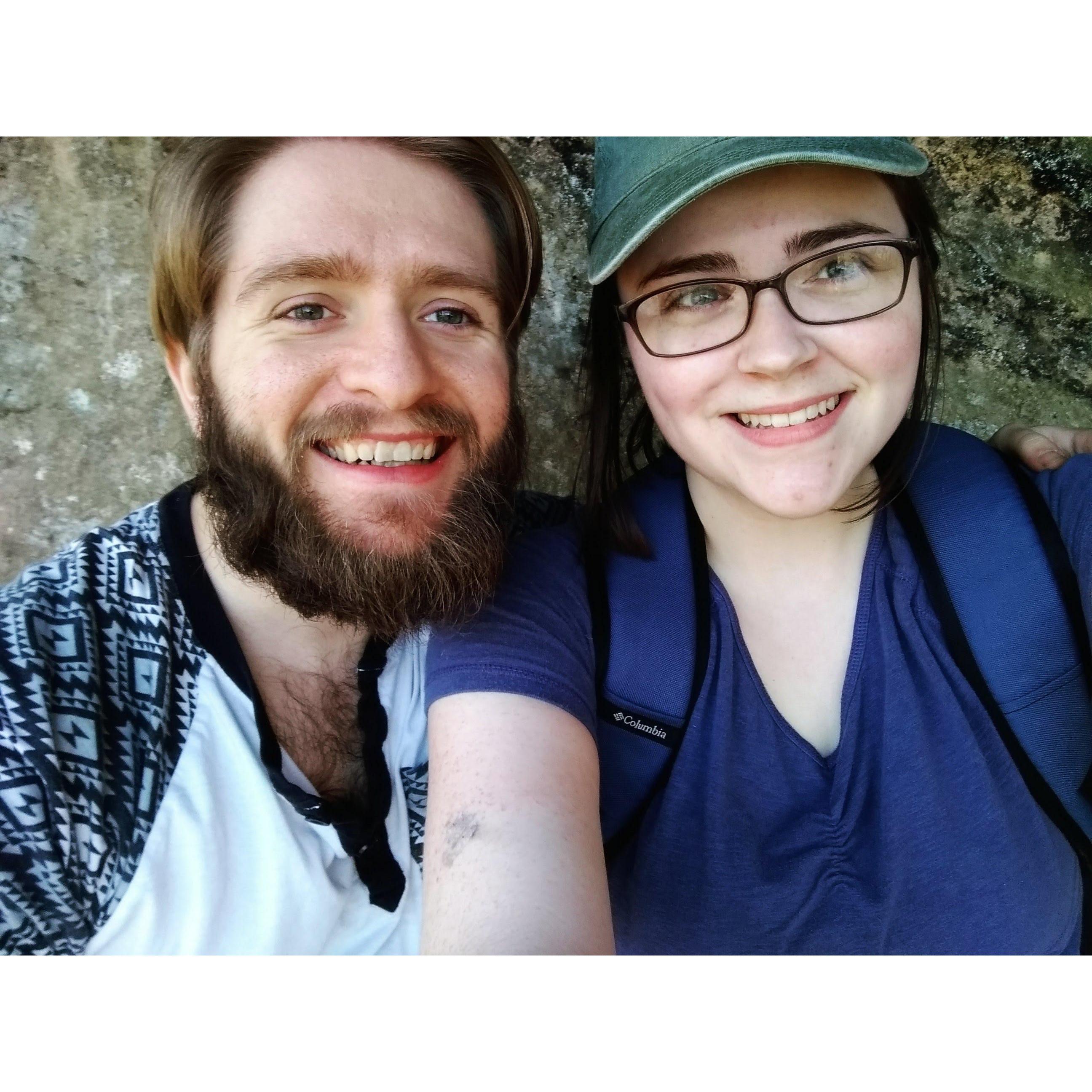 Our first picture together! 2018