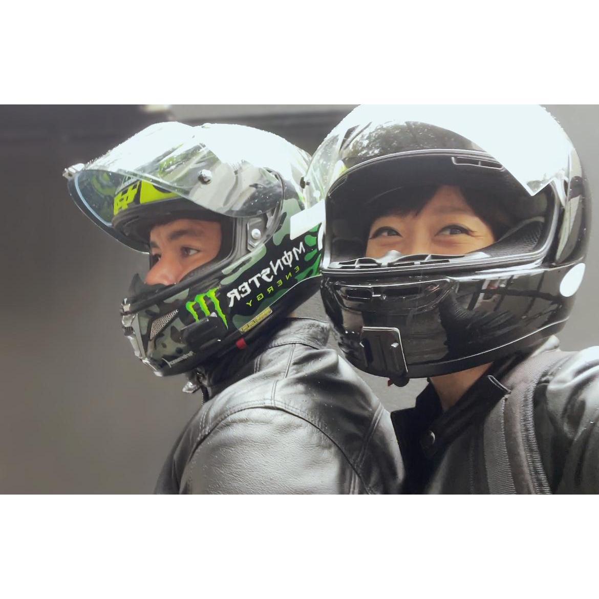 He leads, she follows —even if sometimes not entirely voluntarily! 😅 Through twists, turns, every ride is an adventure we wouldn’t trade for anything.