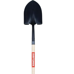 Craftsman Garden Shovels for Digging and Gardening: Heavy Duty Spade Shovels Ideal for Construction Projects