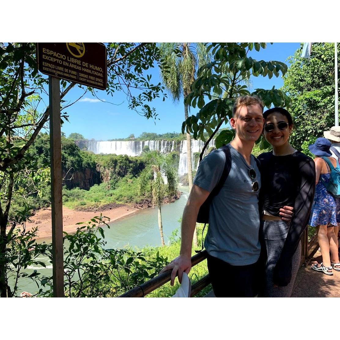 Visiting Iguazu Falls on our first long vacation together!
February 2020