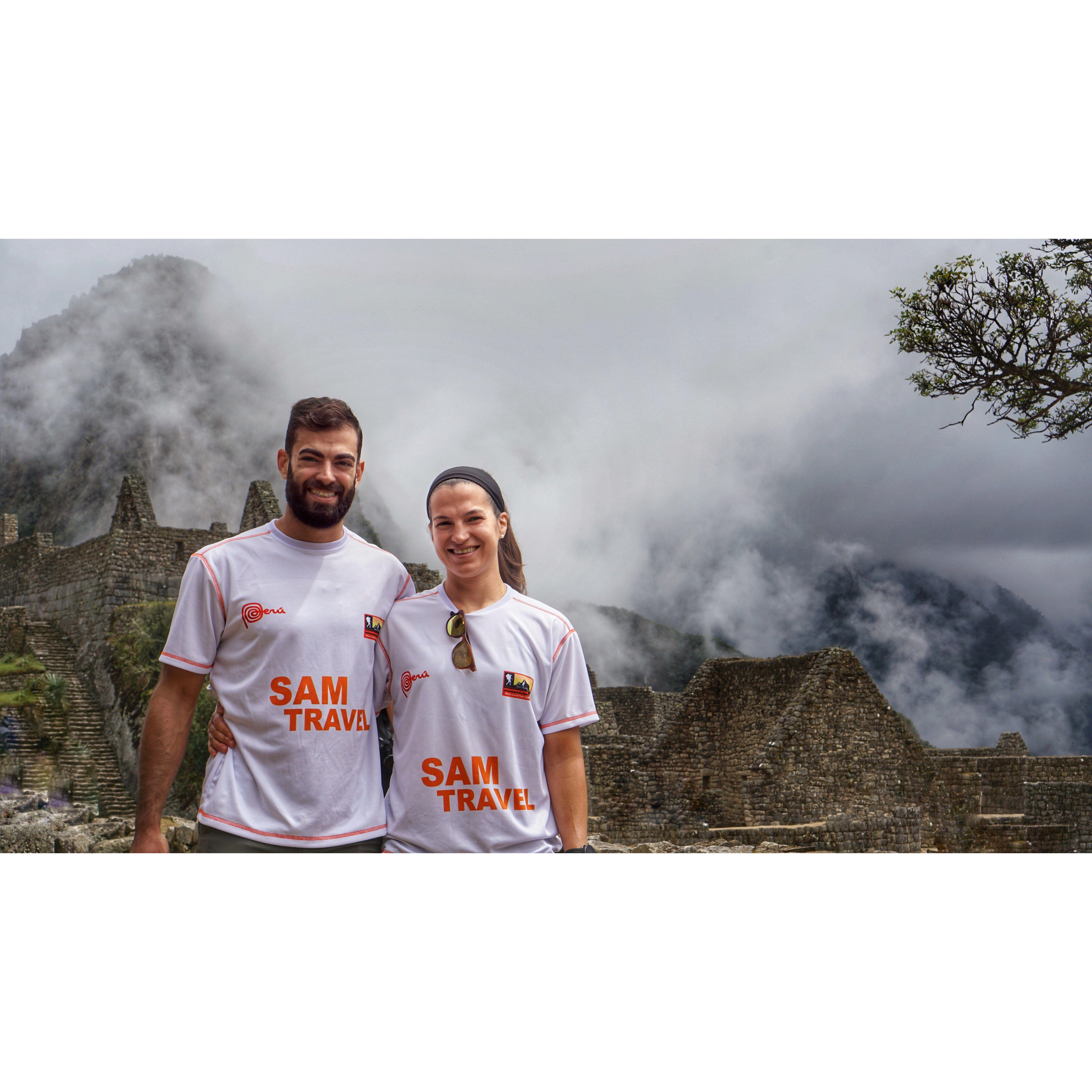 Sunshine and smiles while touring Machu Picchu after some well deserved showers - 10.17.22