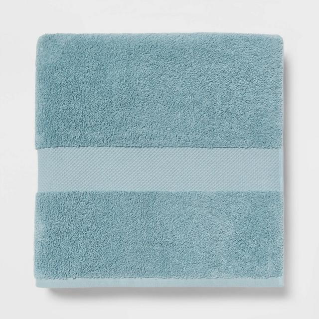 Performance Plus Oversized Bath Sheet Aqua - Threshold™